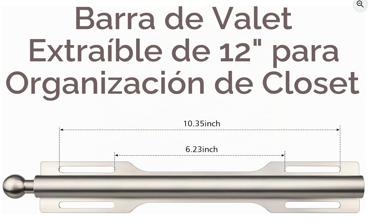 Barra para Vestier