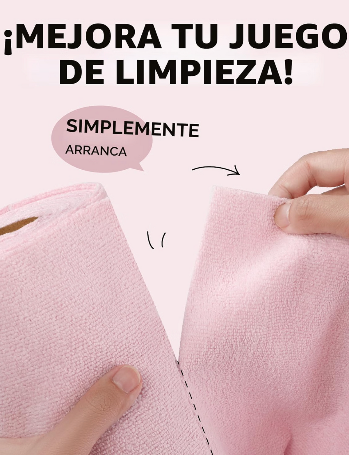 Rollo de Paños de Microfibra 20 Paños