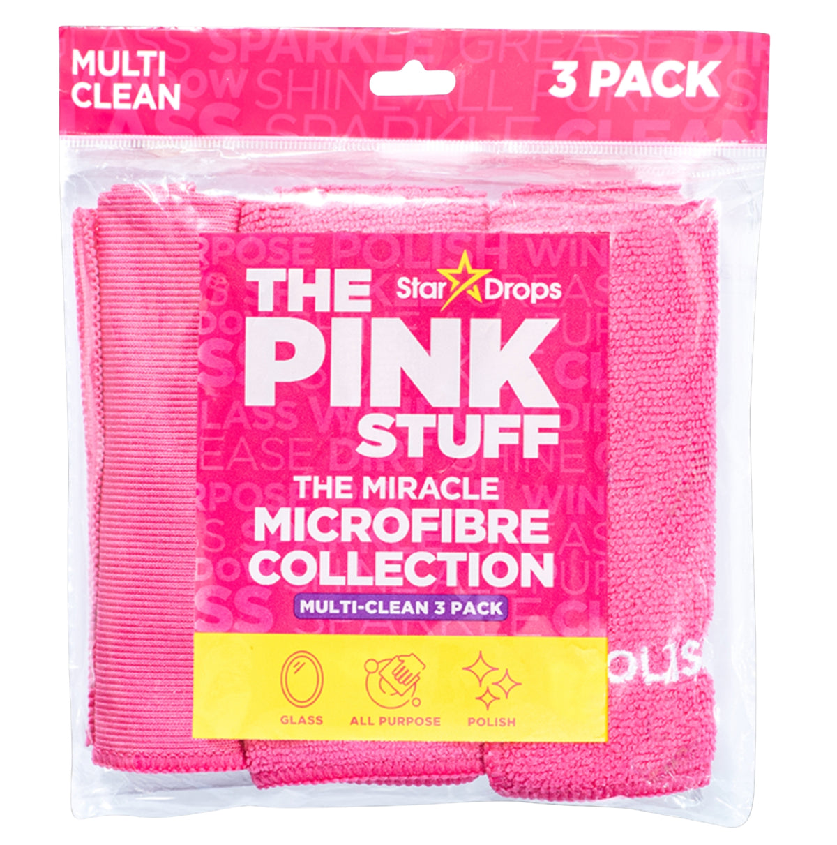 Paños de Microfibra 3 Unidades (The Pink Stuff)