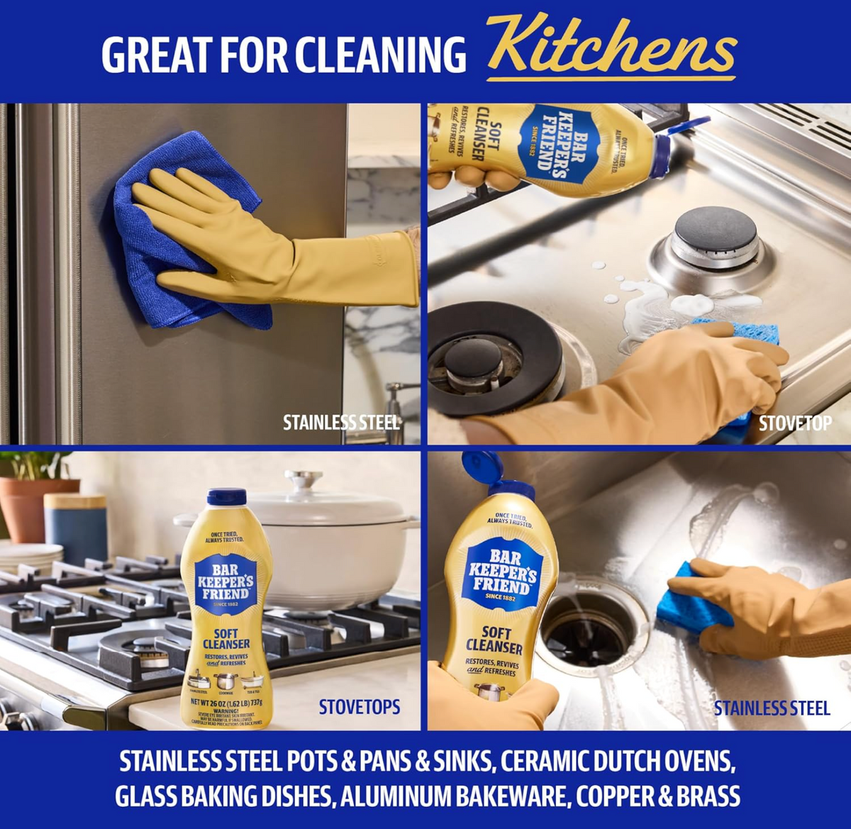Limpiador en Crema (Bar Keepers Friend)