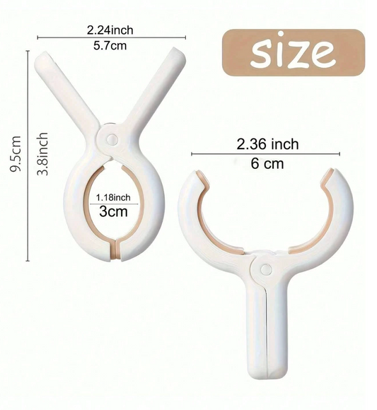 Pinzas para Sostener Toallas de Playa (2pzas)