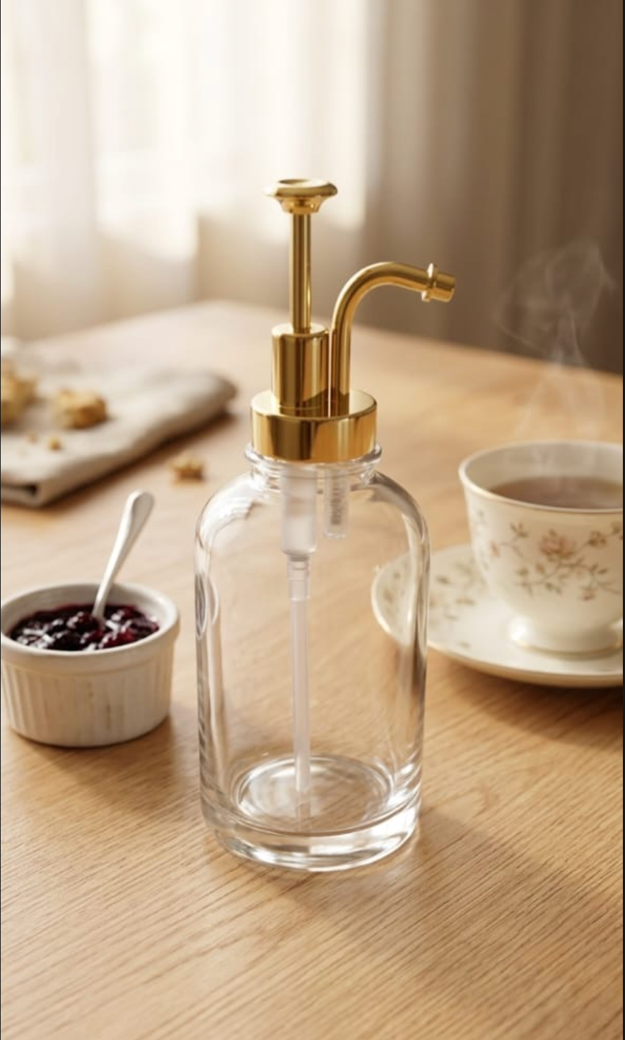 Frasco Dispensador de Vidrio