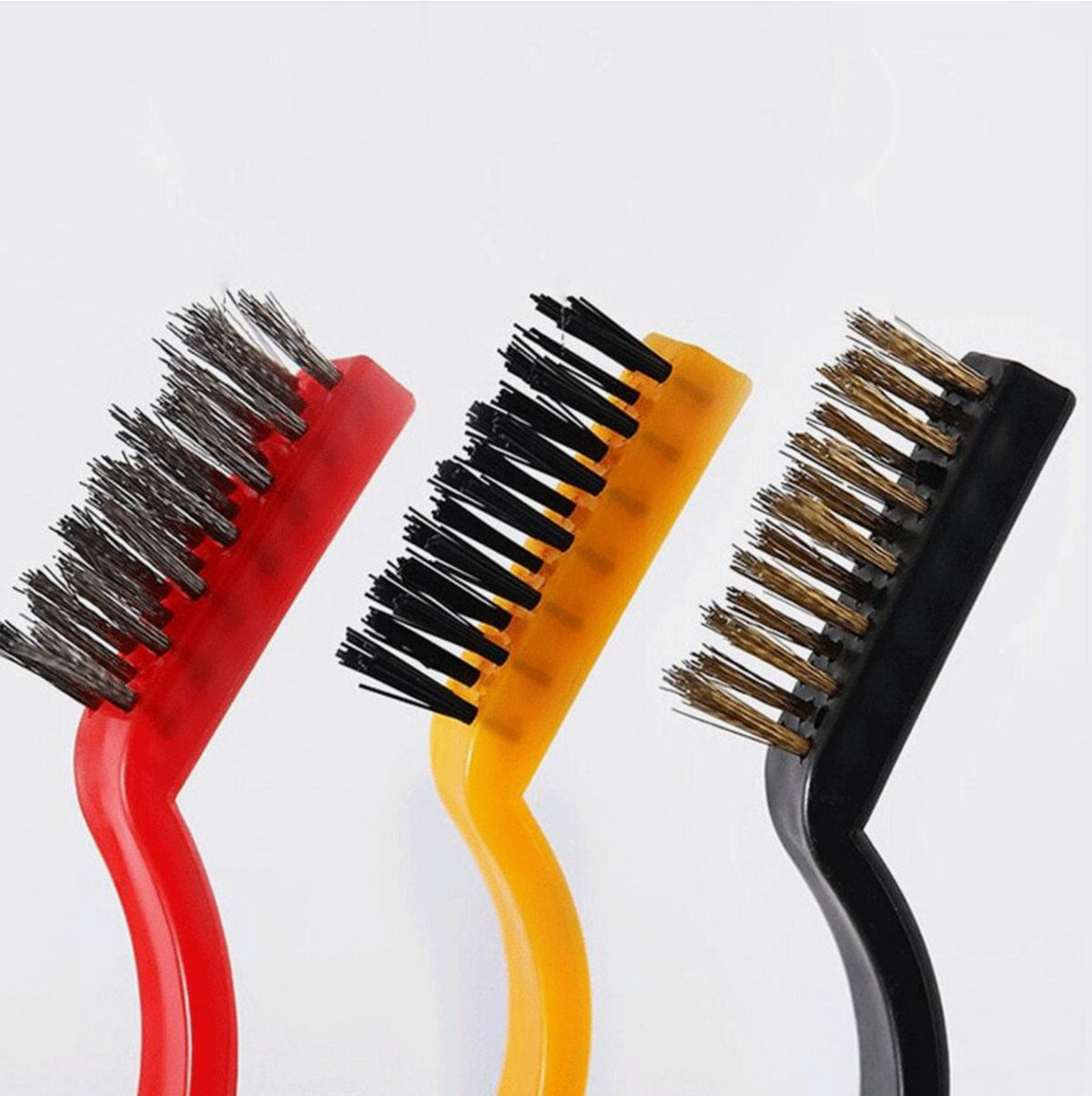 Set Trio de Cepillos de Limpieza + 2 Espatulas