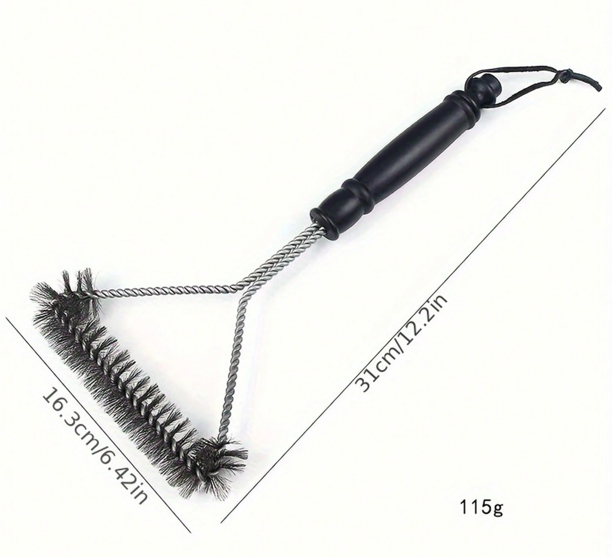 Cepillo de Acero Limpia Parrilla