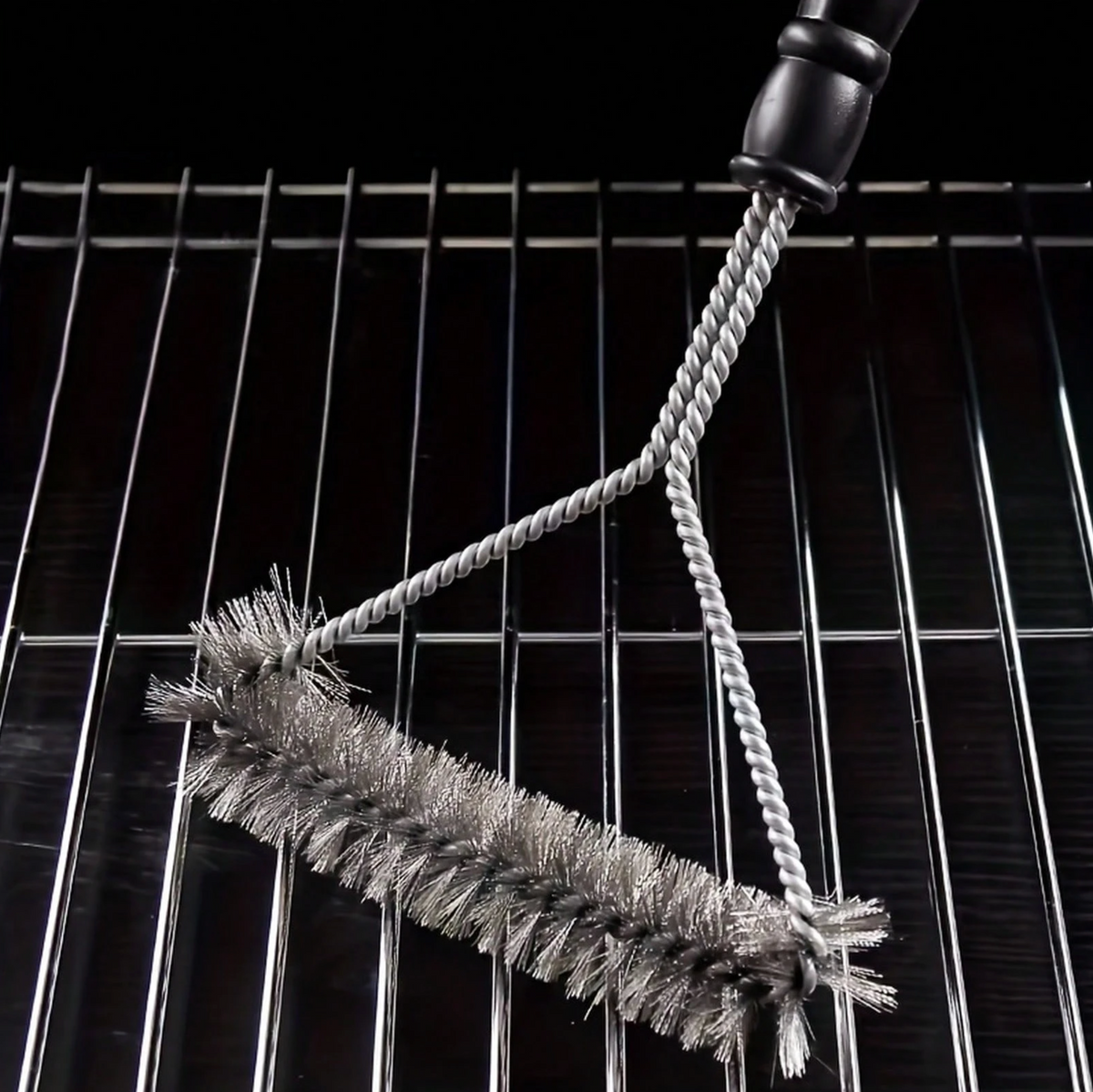 Cepillo de Acero Limpia Parrilla