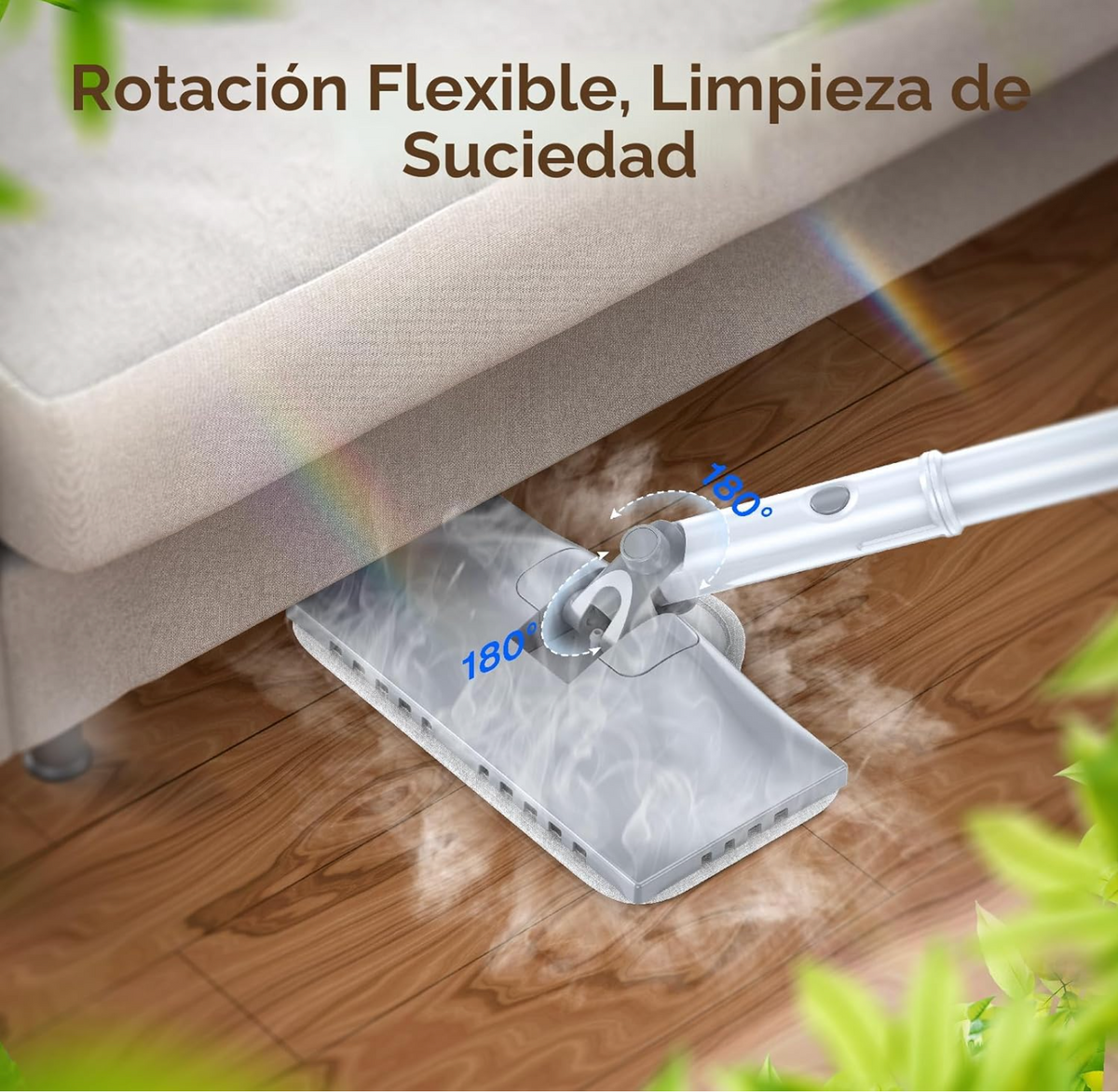 Trapeador a Vapor + Limpiador a Vapor 2 en 1 (Scrubwiz)