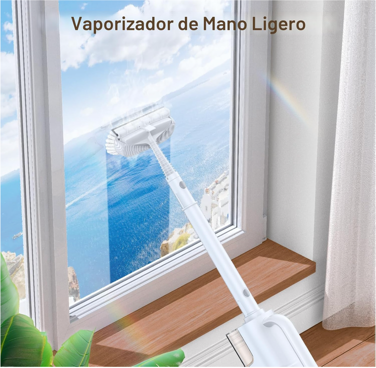 Trapeador a Vapor + Limpiador a Vapor 2 en 1 (Scrubwiz)