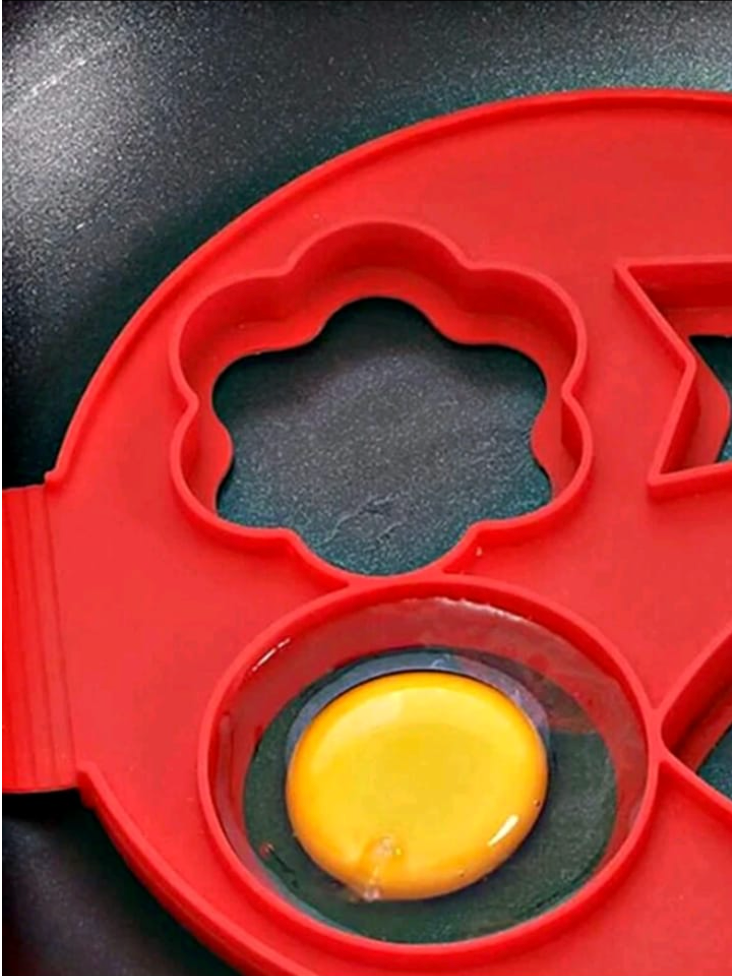 Molde de Silicona para Panquecas Rojo