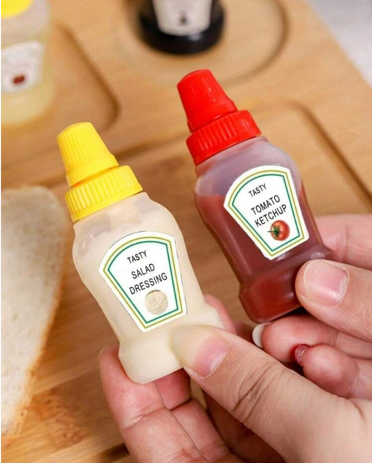 Set de 4 Envases (Ketchup, Soya...)