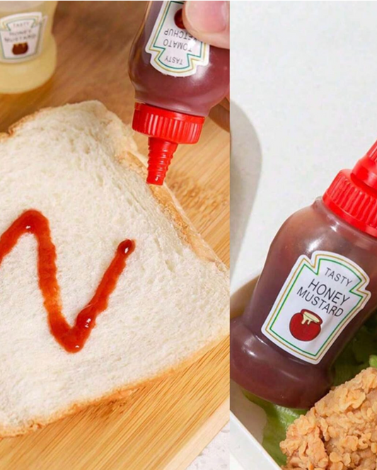 Set de 4 Envases (Ketchup, Soya...)