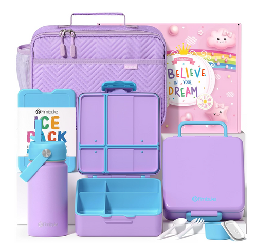 Set Lonchera, Termo, Bolso de Lonchera, Cubiertos, Envase Pequeño (Fimibuke)