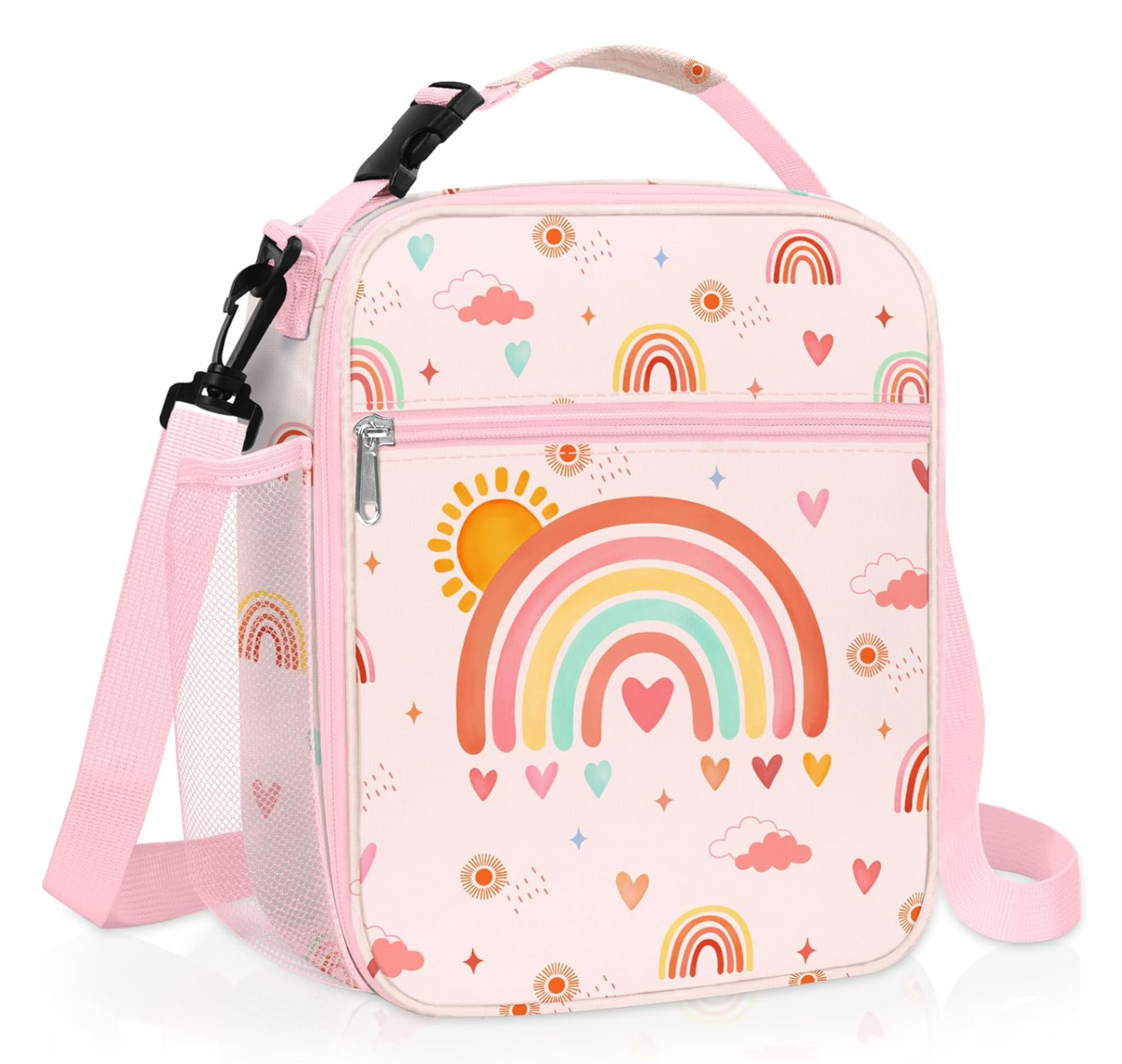 Bolso de Lonchera con Diseño de Arcoiris (Clastyle)