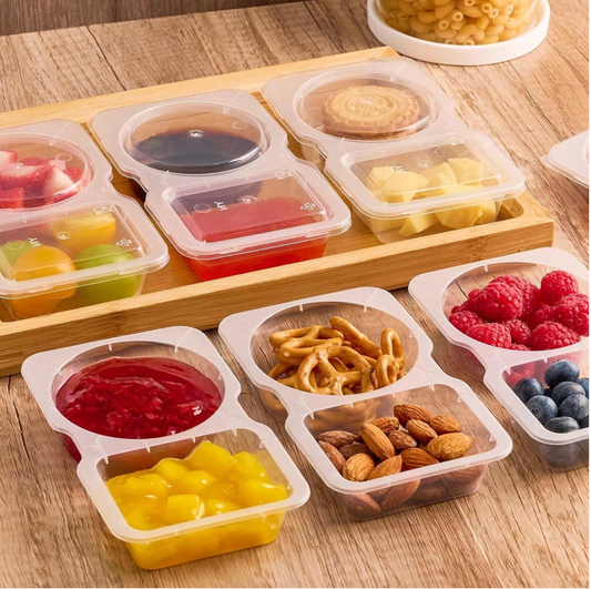 Set de Envases de Snacks Reusables con Tapa 10 pzas