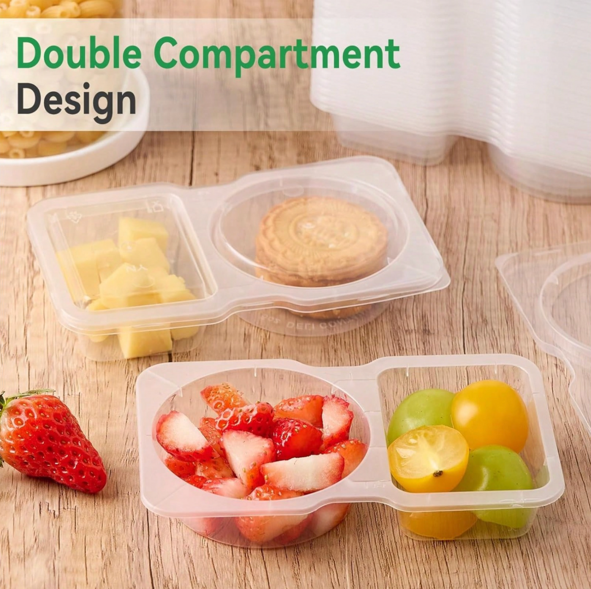 Set de Envases de Snacks Reusables con Tapa 10 pzas