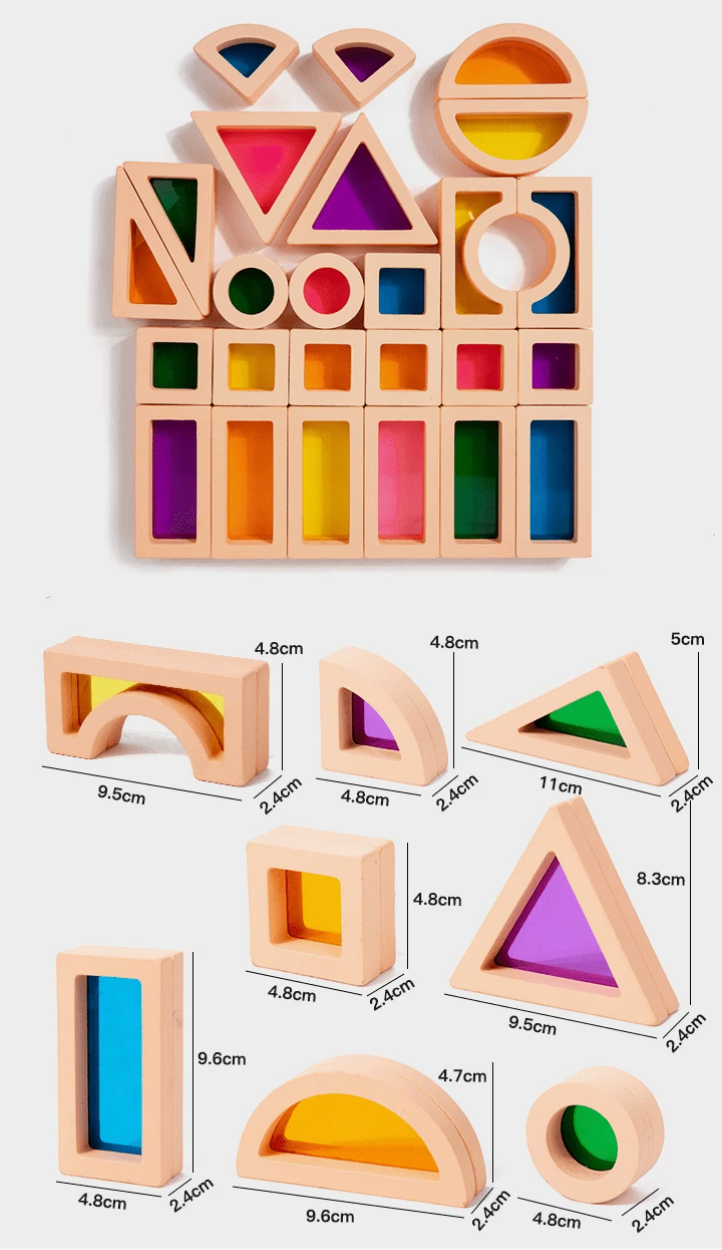Juego Bloque de Construcción de Madera