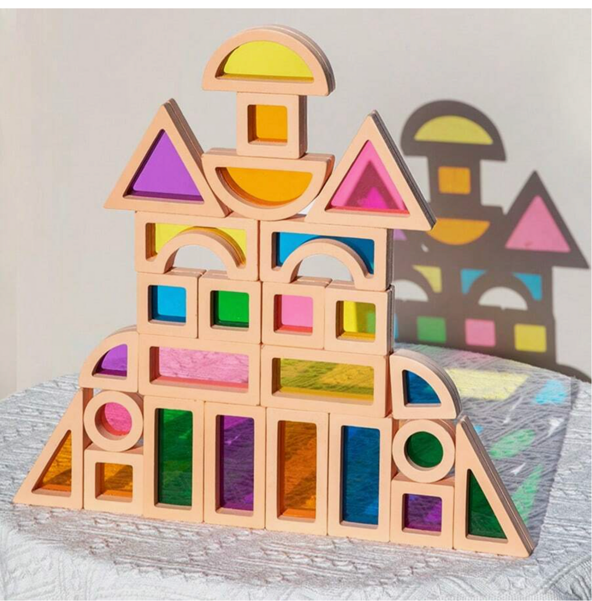Juego Bloque de Construcción de Madera