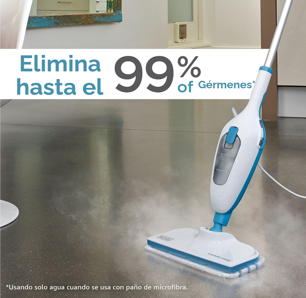 Trapeador a Vapor (Black+Decker)