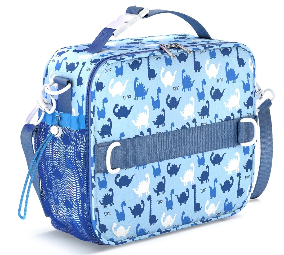 Bolso de Lonchera Azul Claro Dinosaurios (Yolay)