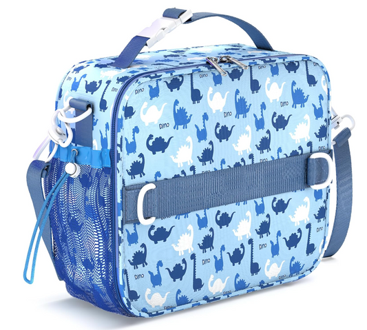 Bolso de Lonchera Azul Claro Dinosaurios (Yolay)