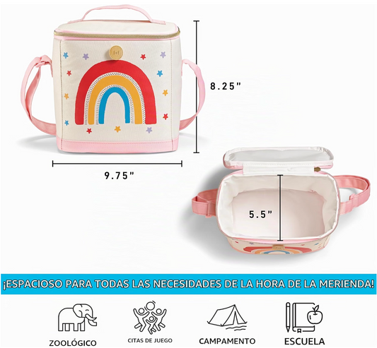 Bolso de Lonchera Arcoiris con 2 Bolsas Silicon (Fit+Fresh)