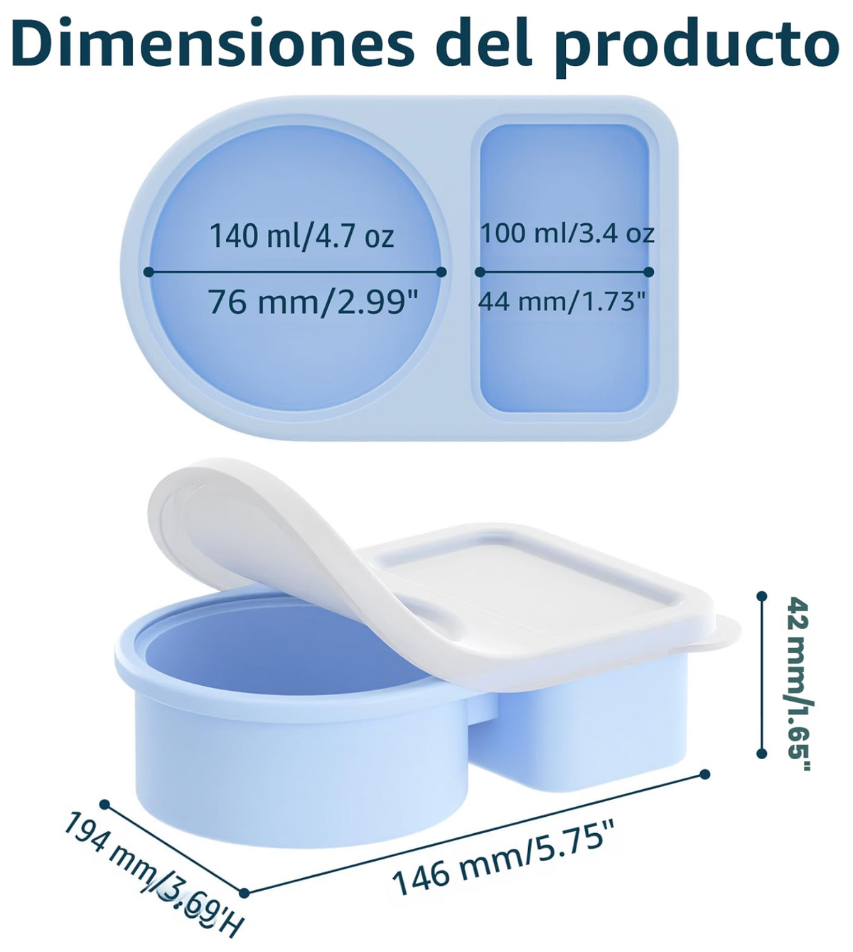 Envase de Silicona para Snacks (Coutnier)
