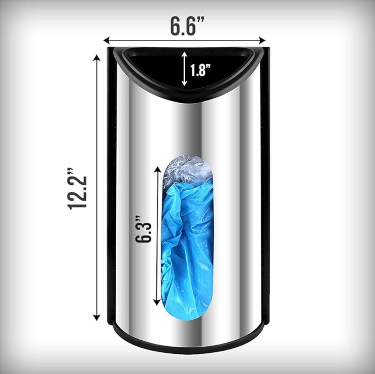 Dispensador de Bolsas de Acero Inoxidable