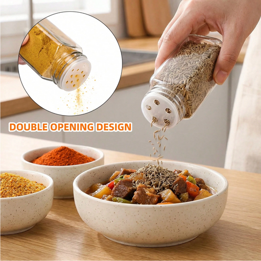 Envases para Especias tapa de bambú