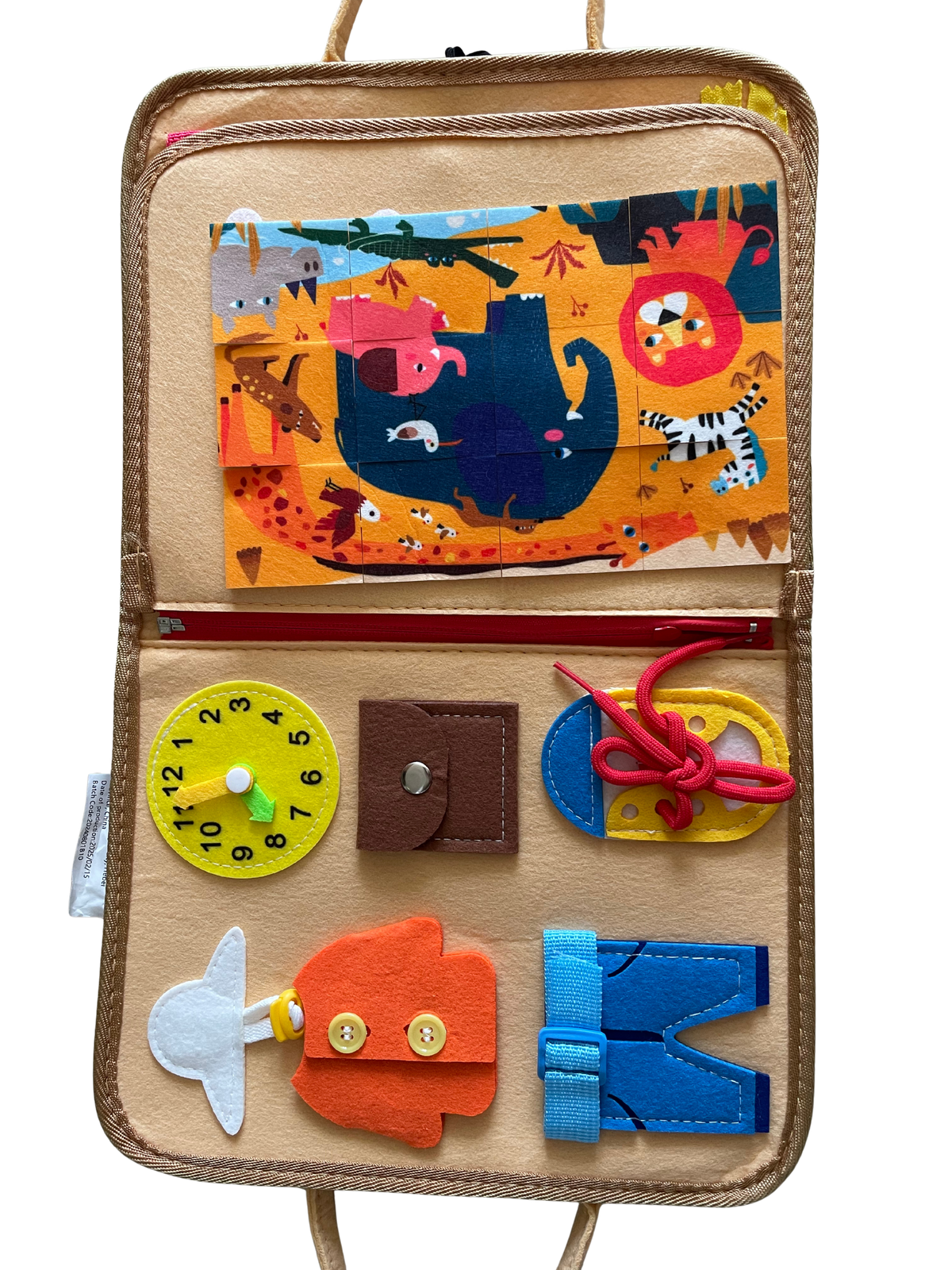 Libro Montessori Fieltro