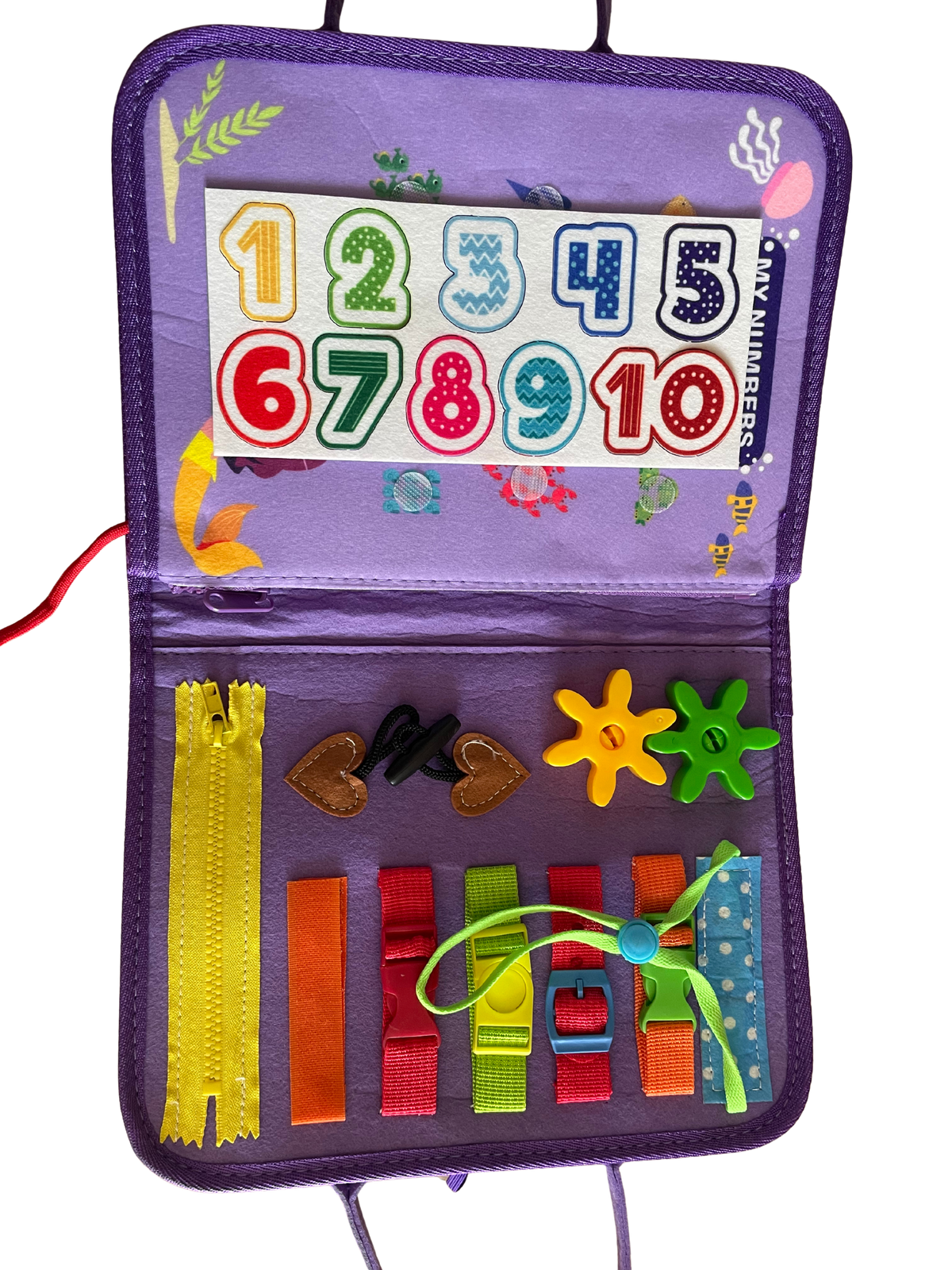 Libro Montessori Fieltro