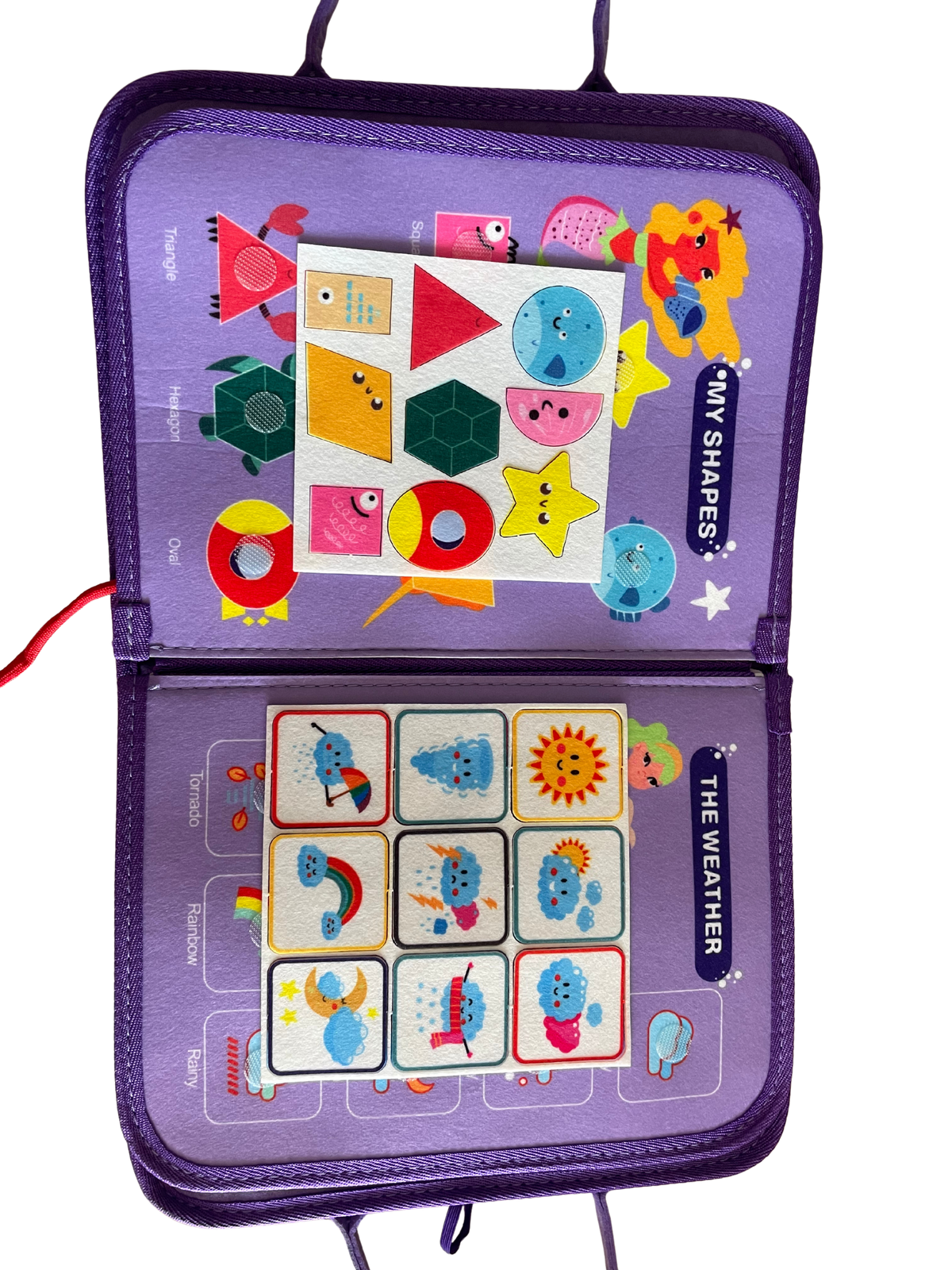 Libro Montessori Fieltro