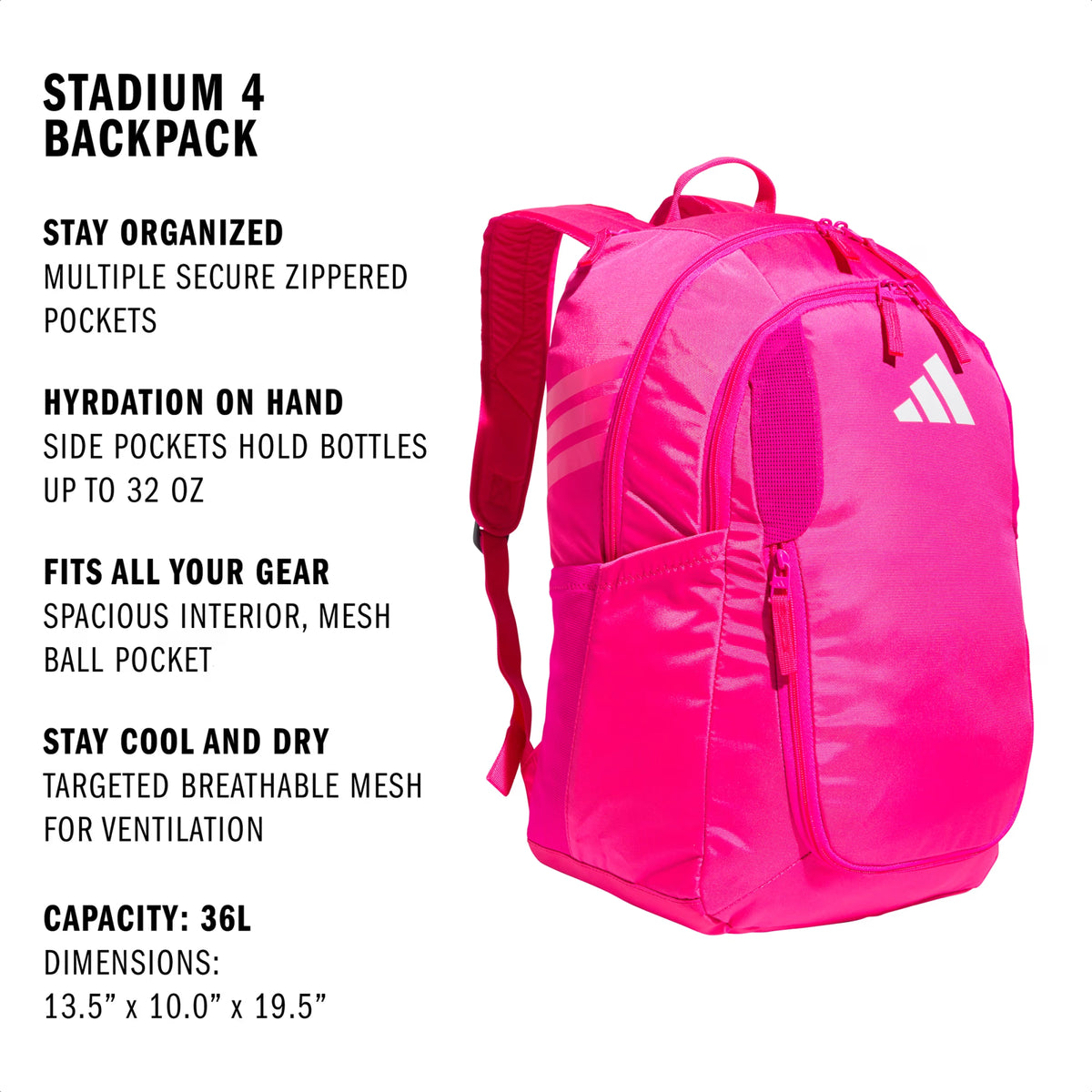 Bolso Escolar Stadium 4 Backpack (Adidas)