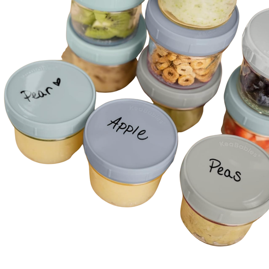 Recipientes de Vidrio para almacenar comida de bebés
