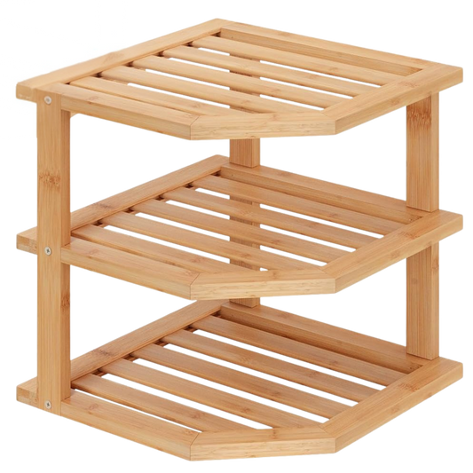 Estante Esquinero de Bambú (Vertorgan)